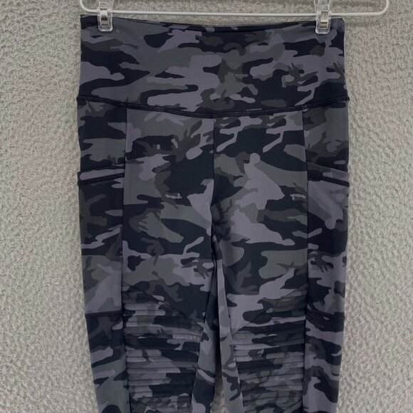 Constantly Varied Gear Leggings Women Extra Small Grey Camo Moto Full Length CVG - Picture 2 of 12